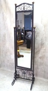 Wspaniałe lustro  regulowane stojące podłogowe  do  garderoby czy sypialni 