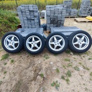 komplet kół Felgi 4x114.3 16 aluminiowe opony Goodyear 190/60 