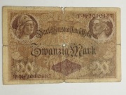 Sprzedam banknot Niemcy 20 marek 1914r. seria T