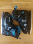 łyżwy regulowane 33-37 Active Touch niebiesko czarne stan bardzo dobry