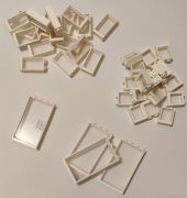 Klocki mix 02 - okna witryny drzwi białe 50 szt.