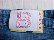 spodnie jeansy  BUNBERRY 36 UNIKAT Gruby Mocny Solidny Jeans