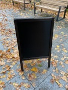 Potykacz - Tablica kredowa 100x60 czarna bejca