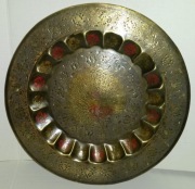 Talerz ozdobny paw vintage PRL