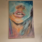 Obraz Abstrakcja, Portret ręcznie malowany!