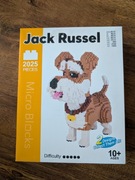 Klocki micro blocks pies Jack Russel