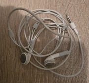 Słuchawki białe przewodowe, douszne, złącze miniJack (3,5mm Jack)