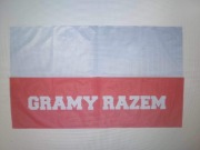 flaga kibica Gramy Razem