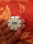 Żeton do pokera typu 100