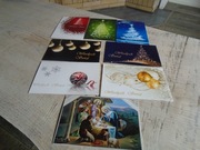 kartki świąteczne z kopertami vinted