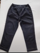 Spodnie jeans, czarne, na gumce, 50/52, 2XL, 3XL, 4XL, 5XL 