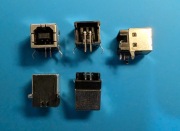 Zestaw 5x Gniazdo USB Typ B Żeńskie THT do PCB (Arduino / Drukarka)
