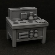 Alchemiczna Sztaluga – Organizer na Farby i Pędzle