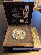 Srebrna moneta GUAN YU - Chińscy Bohaterowie