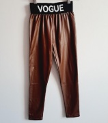 Legginsy VOGUE eko skóra Jesień