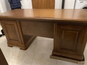 Biurko lite drewno stylowe rzeźbione Ceglewski