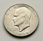1 dolar  1971 D one dollar  Eisenhower Stan !!! 