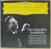 MOZART: SYMPHONIE NR  40,41,39,36,35, 38 - BERLINER PHILHAR/KARL BOHM (3LP)