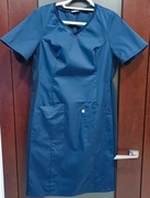 Colormed - Sukienka medyczna z elastycznym ściągaczem SKE1-G rozm. 42/44