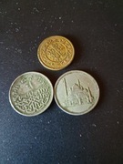 EGIPT I Tunezja monety 3 sztuki