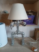 Lampa nocna z kształtek unikat