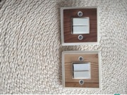 Wierbka loft - wyłącznik  podwójny PRL,