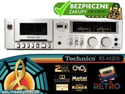 Magnetofon RETRO Technics RS-M205 * MX Head * Rewind Auto Play Dolby NR