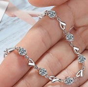 Bransoletka Damska Srebrna Próba 925