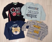 Komplet koszulek bluzek z długim rękawem coccodrillo rozmiar 104