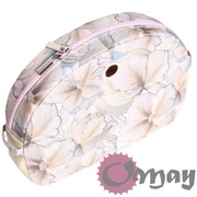 Beżowy organizer do Obag MOON LIGHT PasteLove kwiaty róż pudrowy wkład OMAY