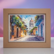 KOLUMBIA | MIASTO | OBRAZ | AKWARELE | AI ART