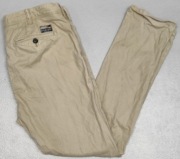 Wr) SUPERDRY MILITARY oryginalne spodnie chinosy Roz.34/32