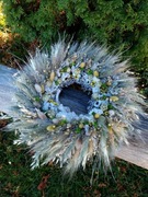 Wianek naturalny, rustykalny, boho, dekoracja drzwi i ściany