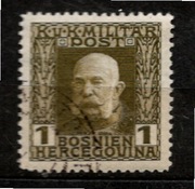 OA Bośni  Mi 64 kas. Cesarz Franz Joseph I
