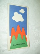 KARKONOSZE - MAPA TURYSTYCZNA - PRL
