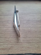 Potężna Srebrna Broszka 925 Vintage – Minimalistyczna Igła 13 cm / 14,25g