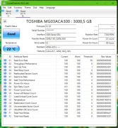 [45] Dysk HDD 3,5" TOSHIBA MG03ACA300 - 3tb - mały przebieg