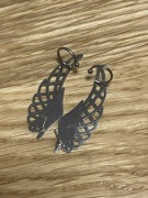 Kolczyki nausznice z metalu Stal