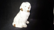 Figurka Duży Pies Porcelanowy h=37 cm 