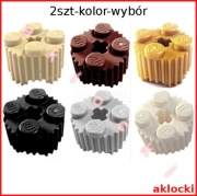 LEGO 92947 KLOCEK okrągły 2x2 grill biały brązowy czarny j szary Tan złoty
