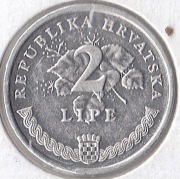 CHORWACJA 2 lipe 2005, KM# 4, AU, tekst chorwacki