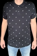 T-shirt polo czarny H&M rozmiar M