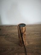 „Lampka nocna drewniana rustykalna LED loft handmade z drewna dekoracyjna”