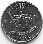 USA 25 cent 2002 P  okol.         