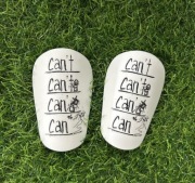 Mini Ochraniacze Piłkarskie can't 10cmx6cm Rozmiar S