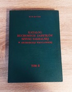 Józef Pater - Katalog ruchomych zabytków sztuki sakralnej, Tom II