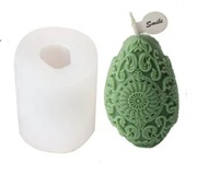 JAJKO PISANKA Wielkanocna forma silikonowa 6.8*5.3 do Świec Wosku Odlewów 