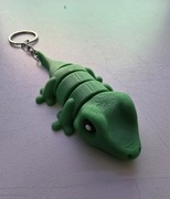 Brelok Gekon 3D – fidget, gadżet do kluczy / plecaka
