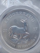 KRUGERRAND  2017 GAZELA PRIVY 50 LAT 1 oz Ag 999 SREBRO 2 sztuki
