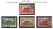 Plebiscyt Kwidzyn, Fi 26-29, seria 4 znaczków kasowanych bez kleju, gwar.